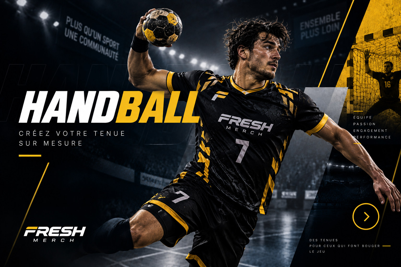 Maillot handball sublimé FreshMerch